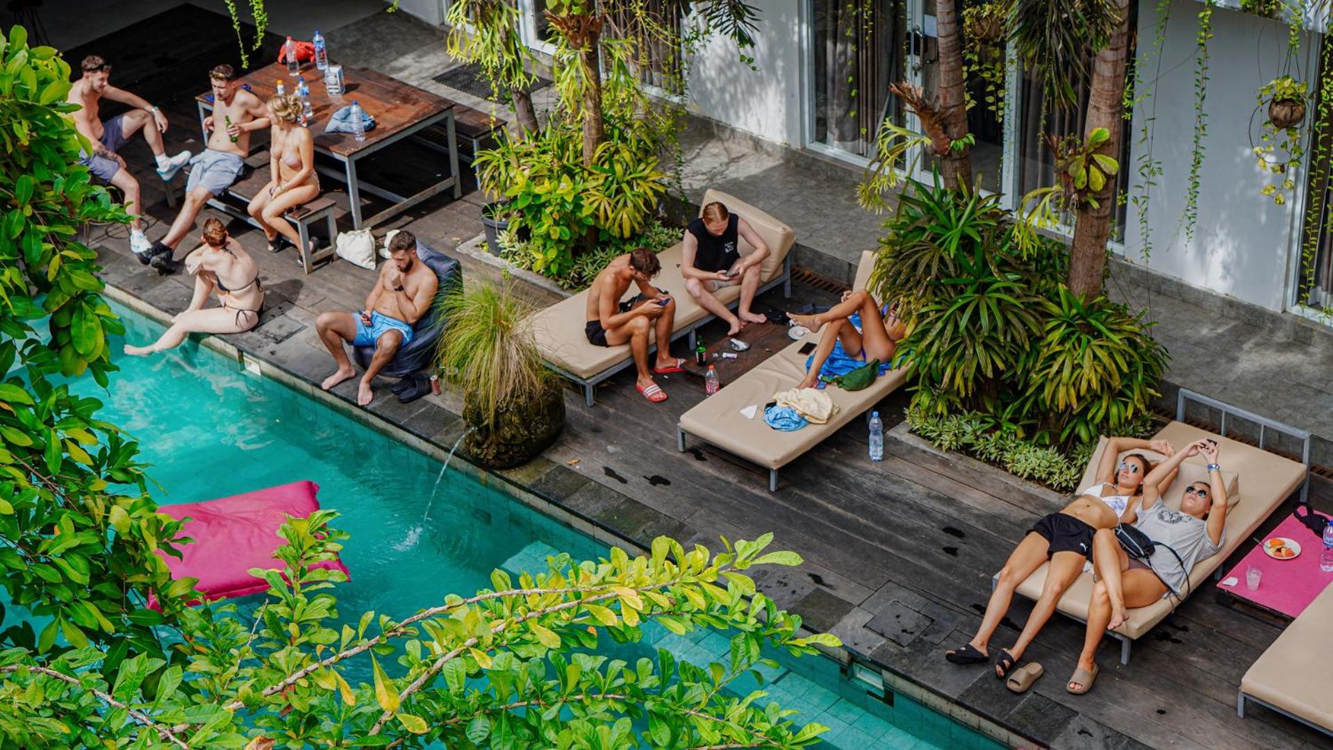 Lushy Hostel Canggu Exterior foto