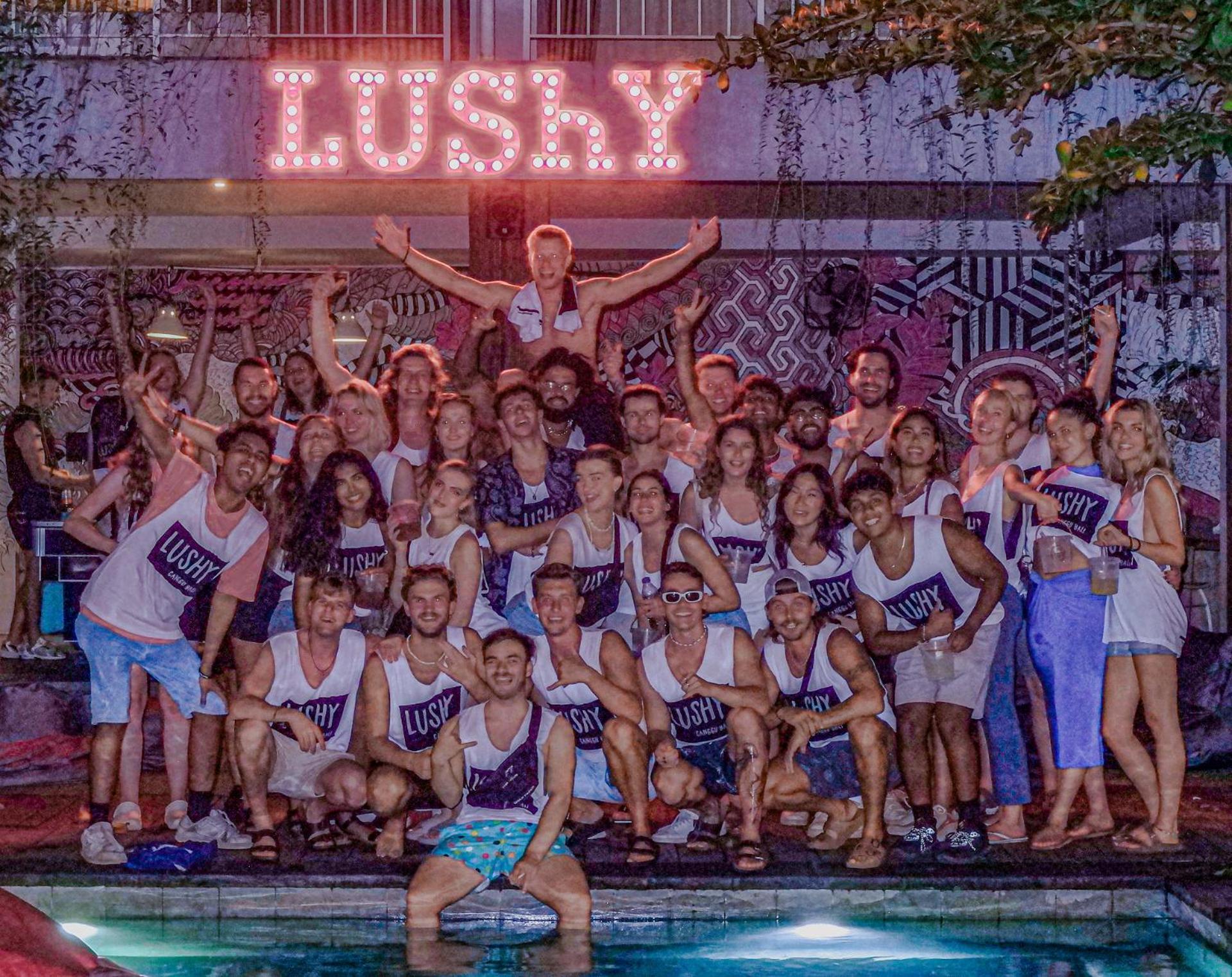 Lushy Hostel Canggu Exterior foto